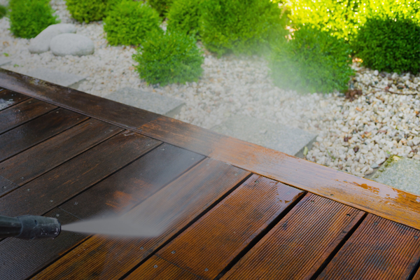 Thoroughly clean your home’s exterior with safe pressure and biodegradable cleansers.